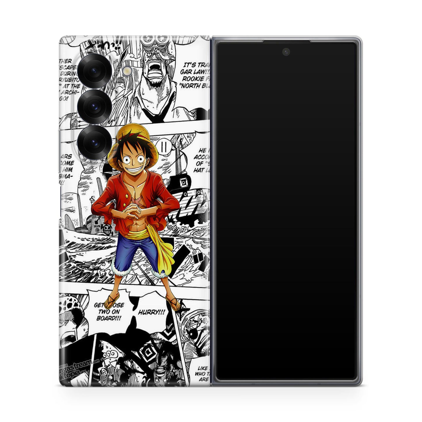 One Piece Luffy Comics Samsung Galaxy Z Fold 6 Case