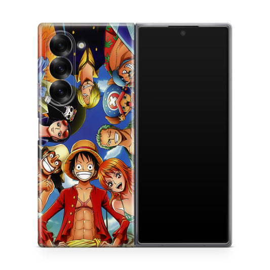 One Piece Luffy Crew Samsung Galaxy Z Fold 6 Case