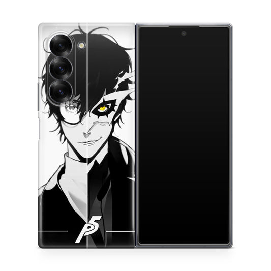 Protagonist Transform Black White Samsung Galaxy Z Fold 6 Case