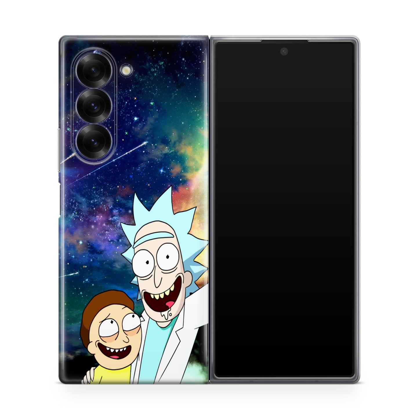 Rick And Morty In The Space Samsung Galaxy Z Fold 6 Case