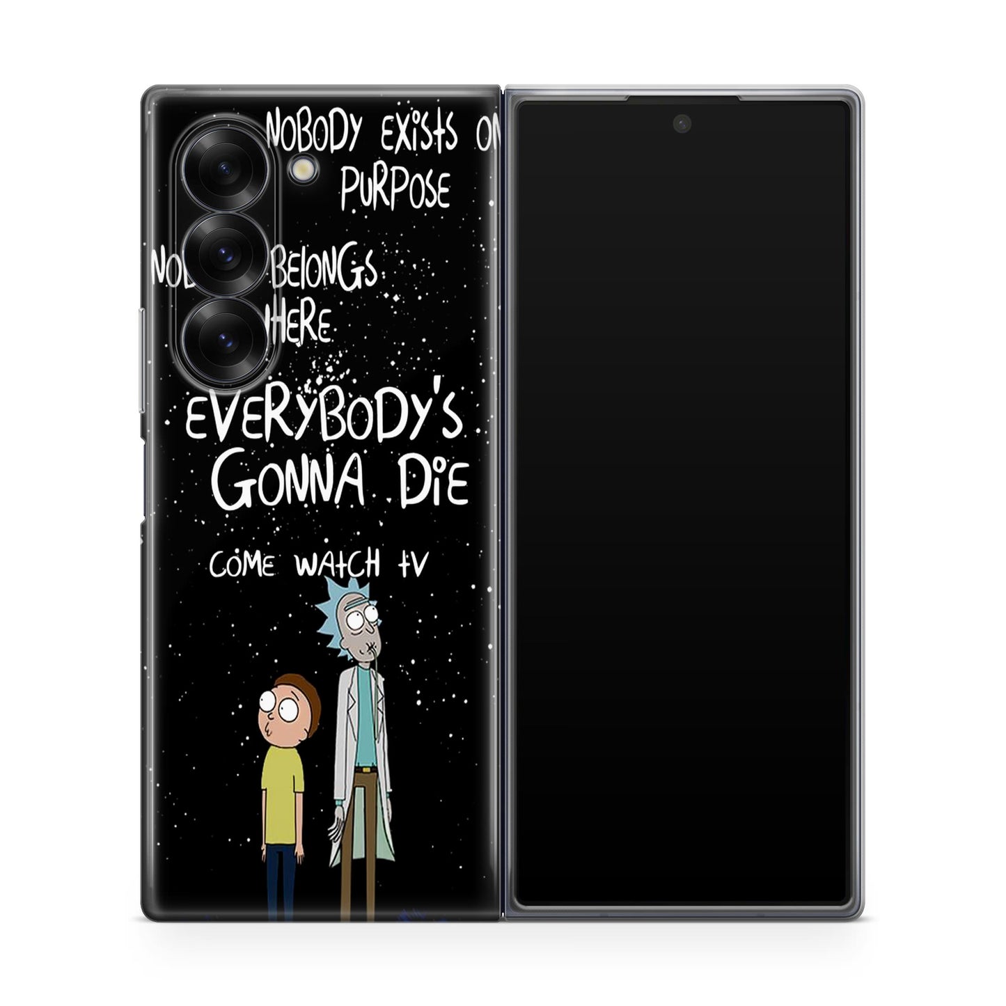 Rick And Morty Quotes Samsung Galaxy Z Fold 6 Case