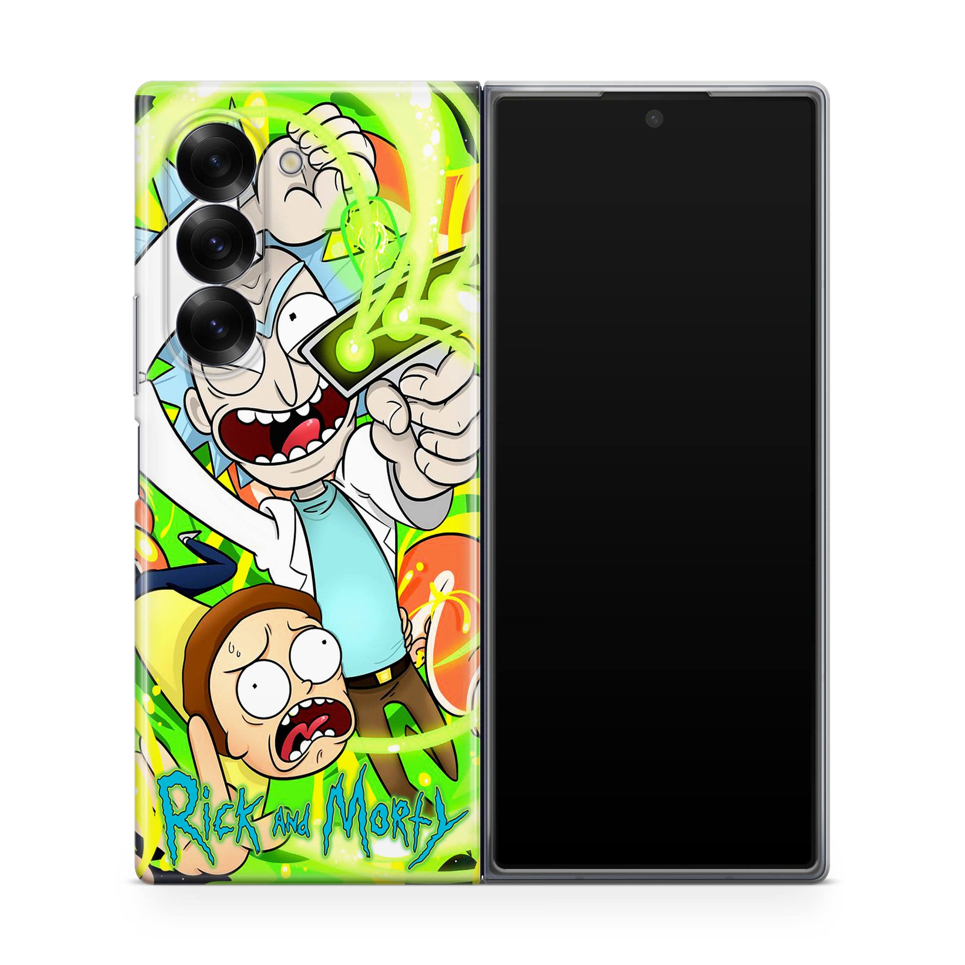 Rick And Morty Shoot Portal Gun Samsung Galaxy Z Fold 6 Case