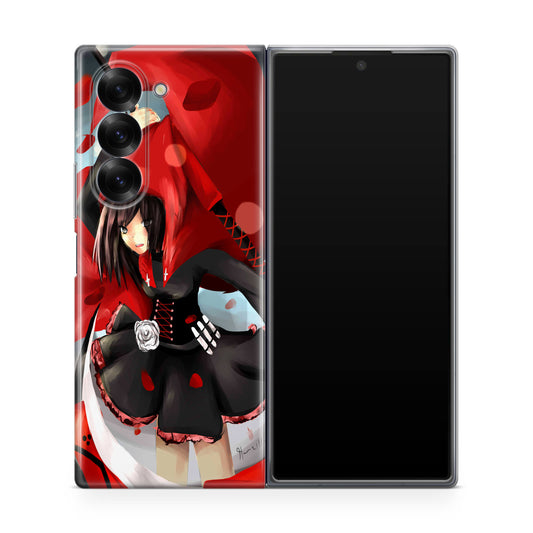 RWBY Ruby Rose Samsung Galaxy Z Fold 6 Case