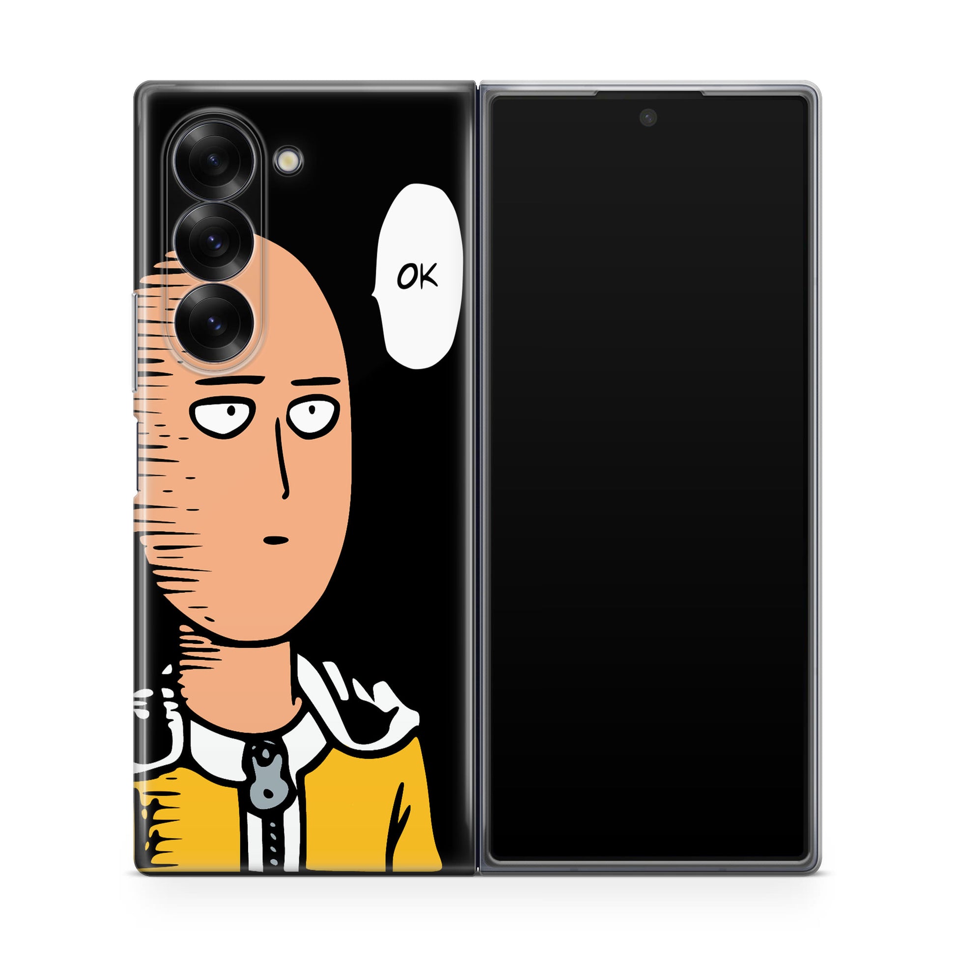 Saitama Poker Face Samsung Galaxy Z Fold 6 Case