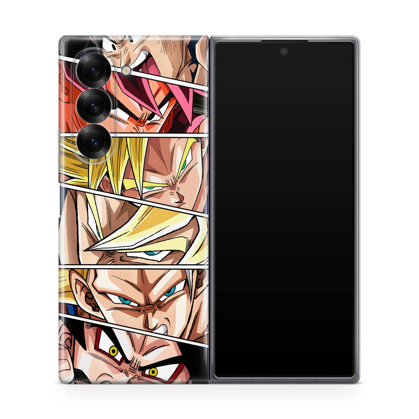 Son Goku Forms Samsung Galaxy Z Fold 6 Case