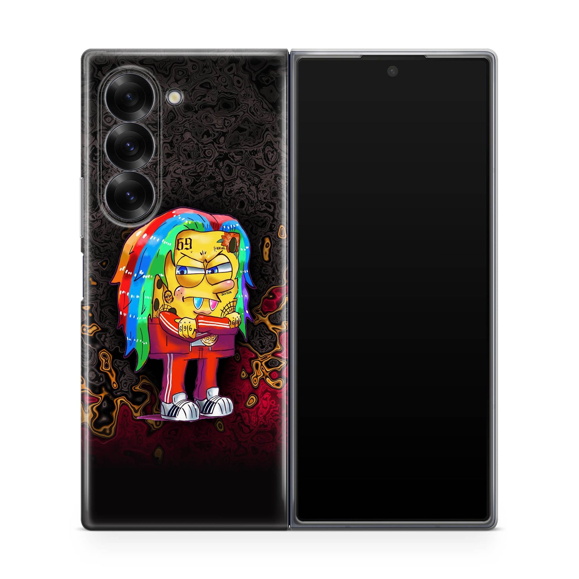 Sponge Hypebeast 69 Mode Samsung Galaxy Z Fold 6 Case