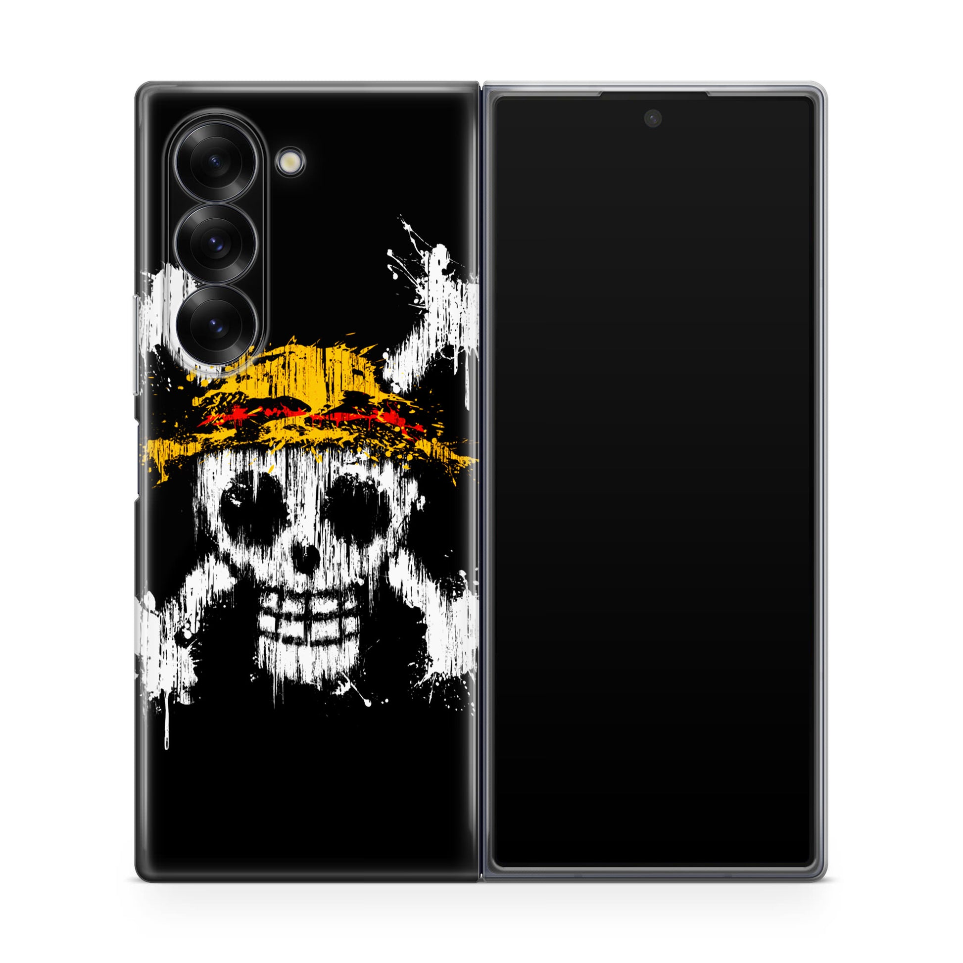 Straw Hat Pirate Logo Paint Samsung Galaxy Z Fold 6 Case