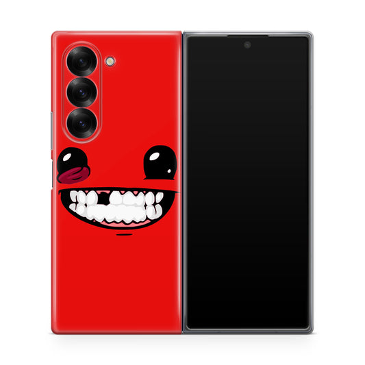 Super Meat Boy Samsung Galaxy Z Fold 6 Case