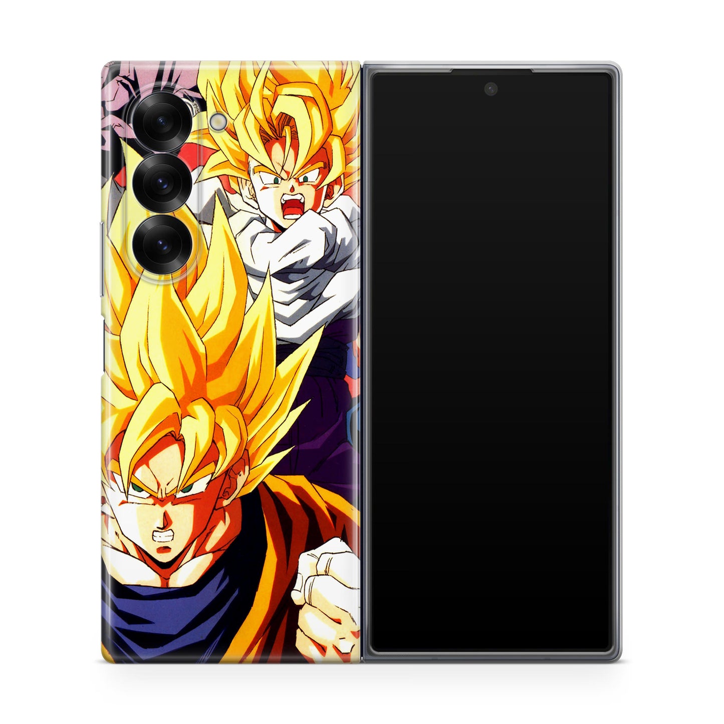 Super Saiyan Goku And Gohan Samsung Galaxy Z Fold 6 Case