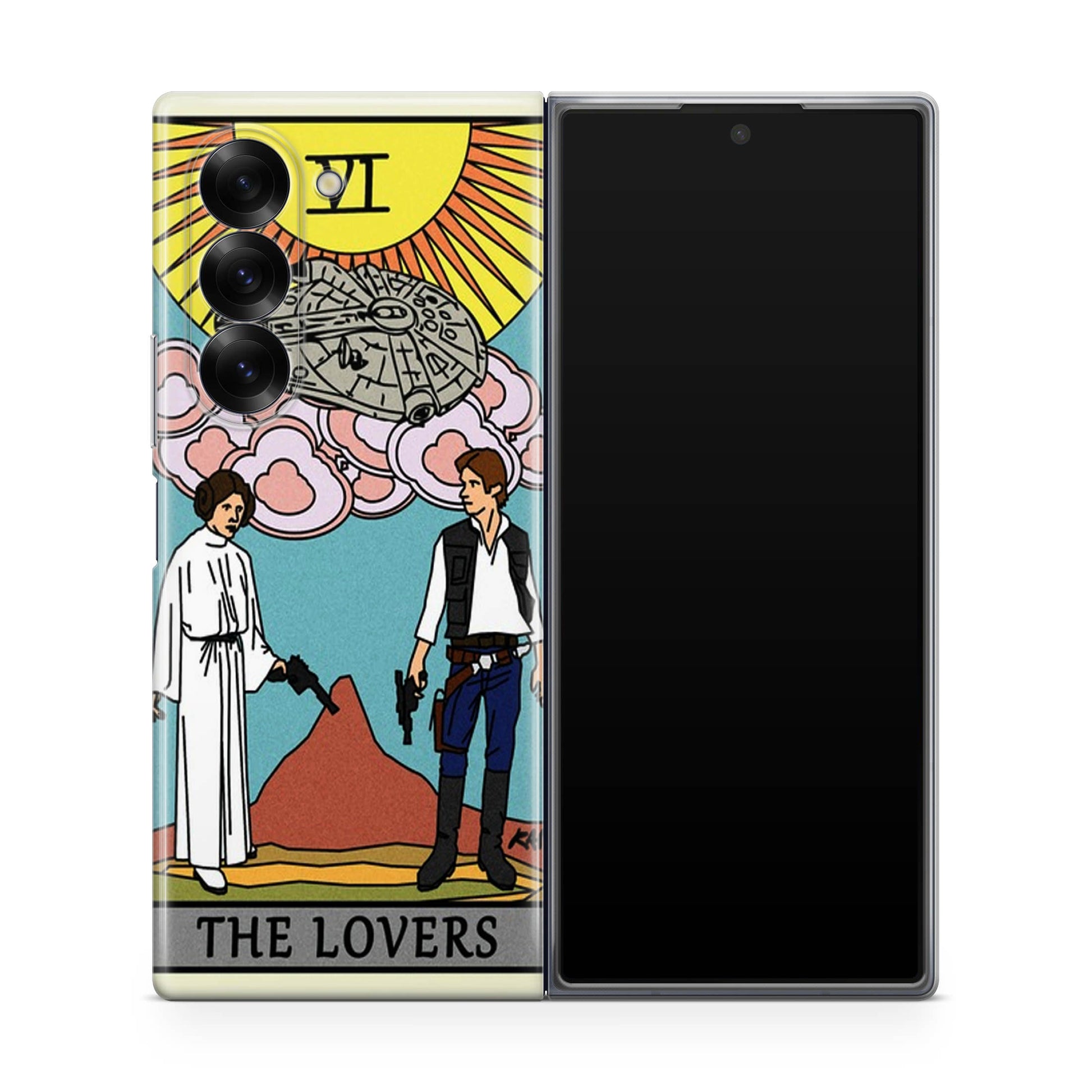 The Lovers Tarot Card Samsung Galaxy Z Fold 6 Case