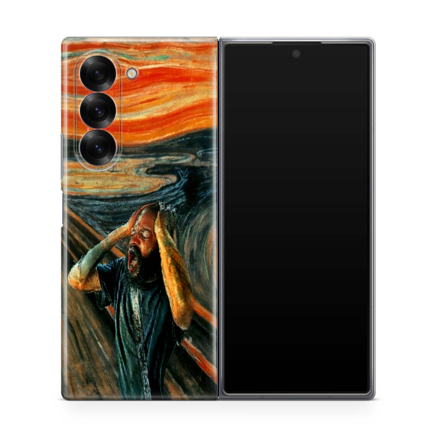 The Scream Death Grips Samsung Galaxy Z Fold 6 Case