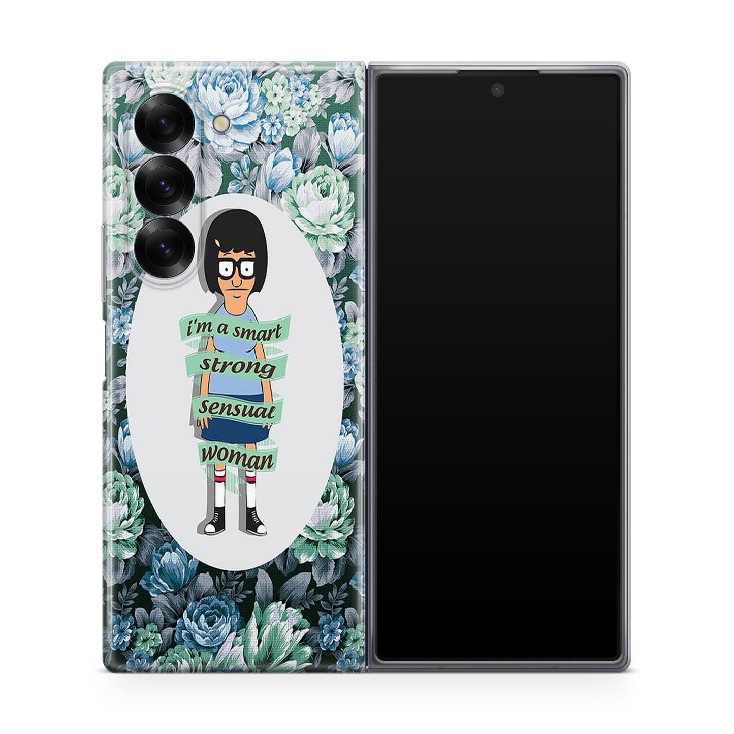 Tina Belcher Flower Woman Quotes Samsung Galaxy Z Fold 6 Case