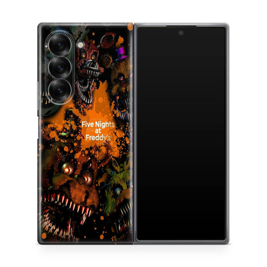 Five Nights at Freddy's Scary Samsung Galaxy Z Fold 6 Case