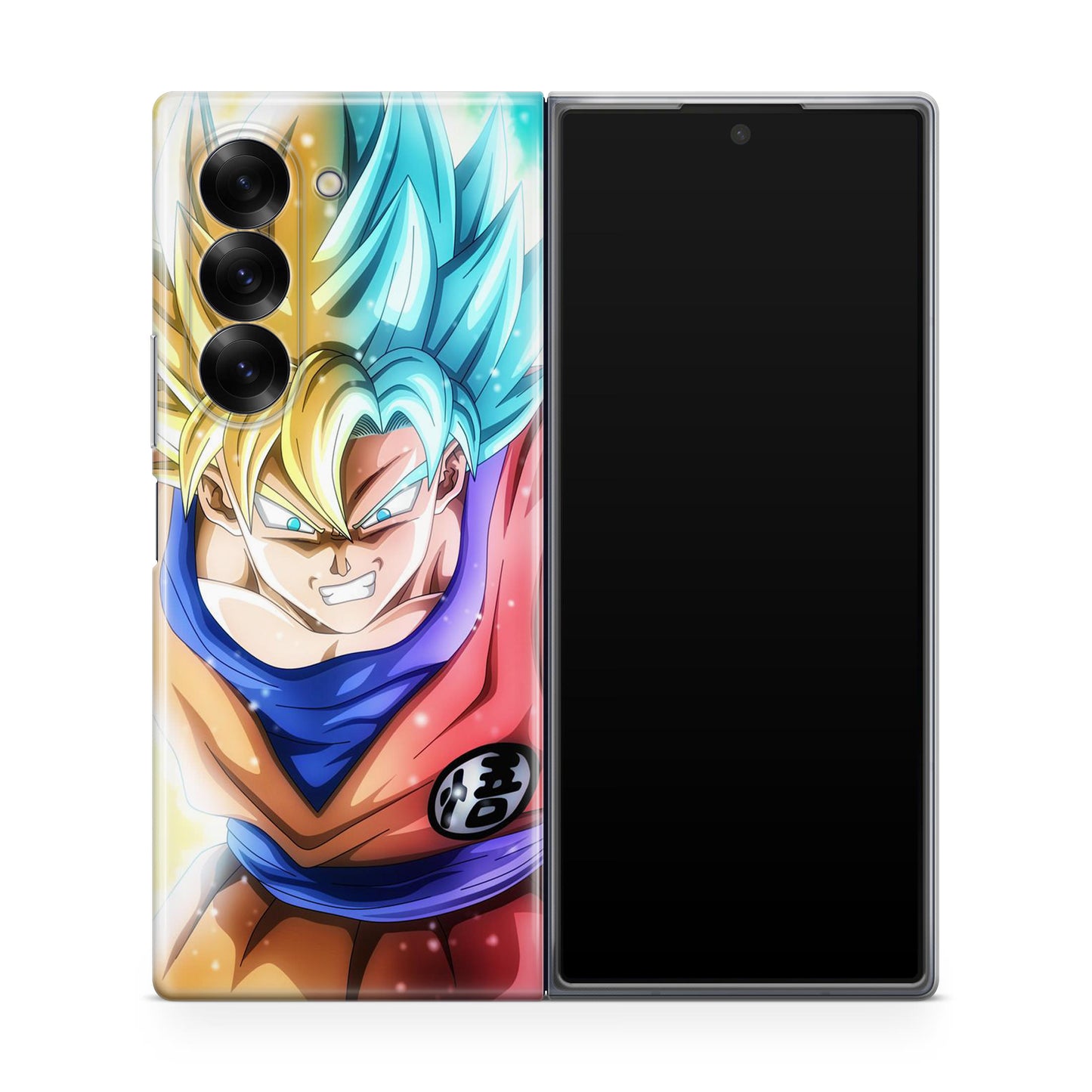 Goku SSJ 1 to SSJ Blue Samsung Galaxy Z Fold 6 Case