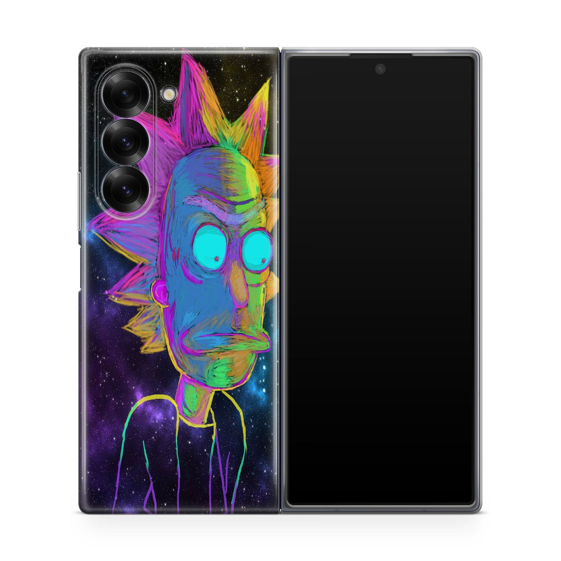 Rick Colorful Crayon Space Samsung Galaxy Z Fold 6 Case