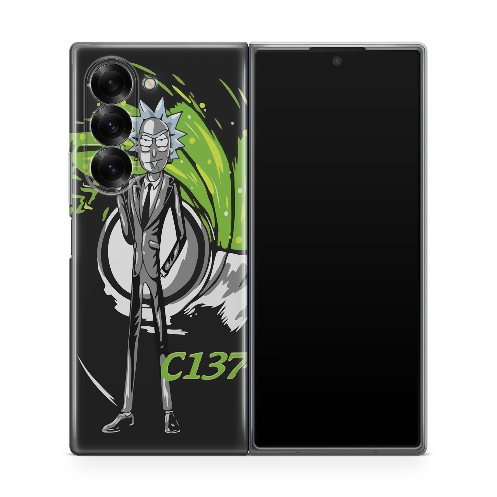 Rick Sanchez Agent C137 Samsung Galaxy Z Fold 6 Case