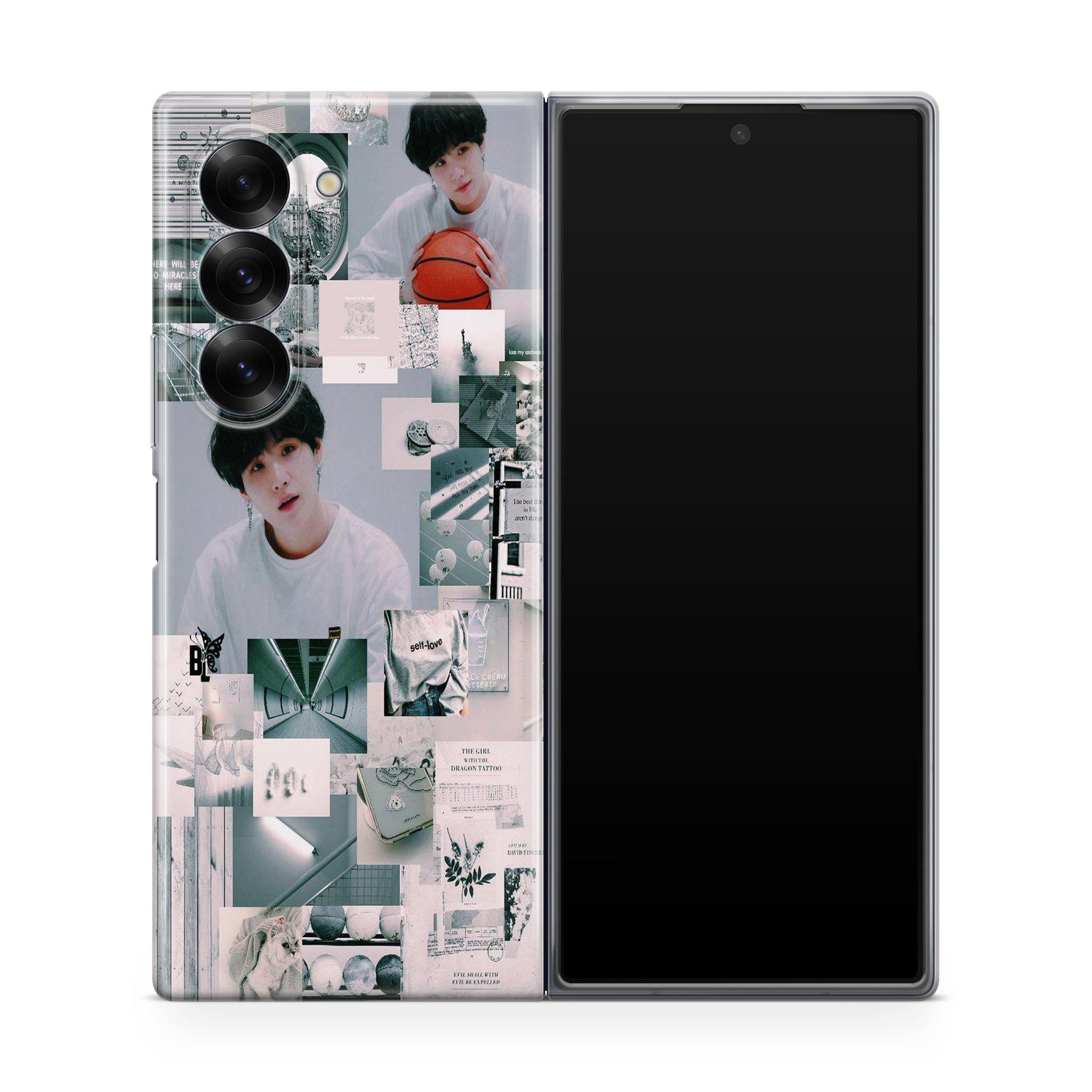 Suga College Wallpaper Samsung Galaxy Z Fold 6 Case