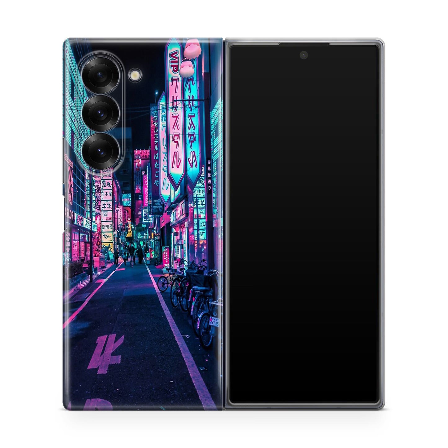 Tokyo Street Wonderful Neon Samsung Galaxy Z Fold 6 Case