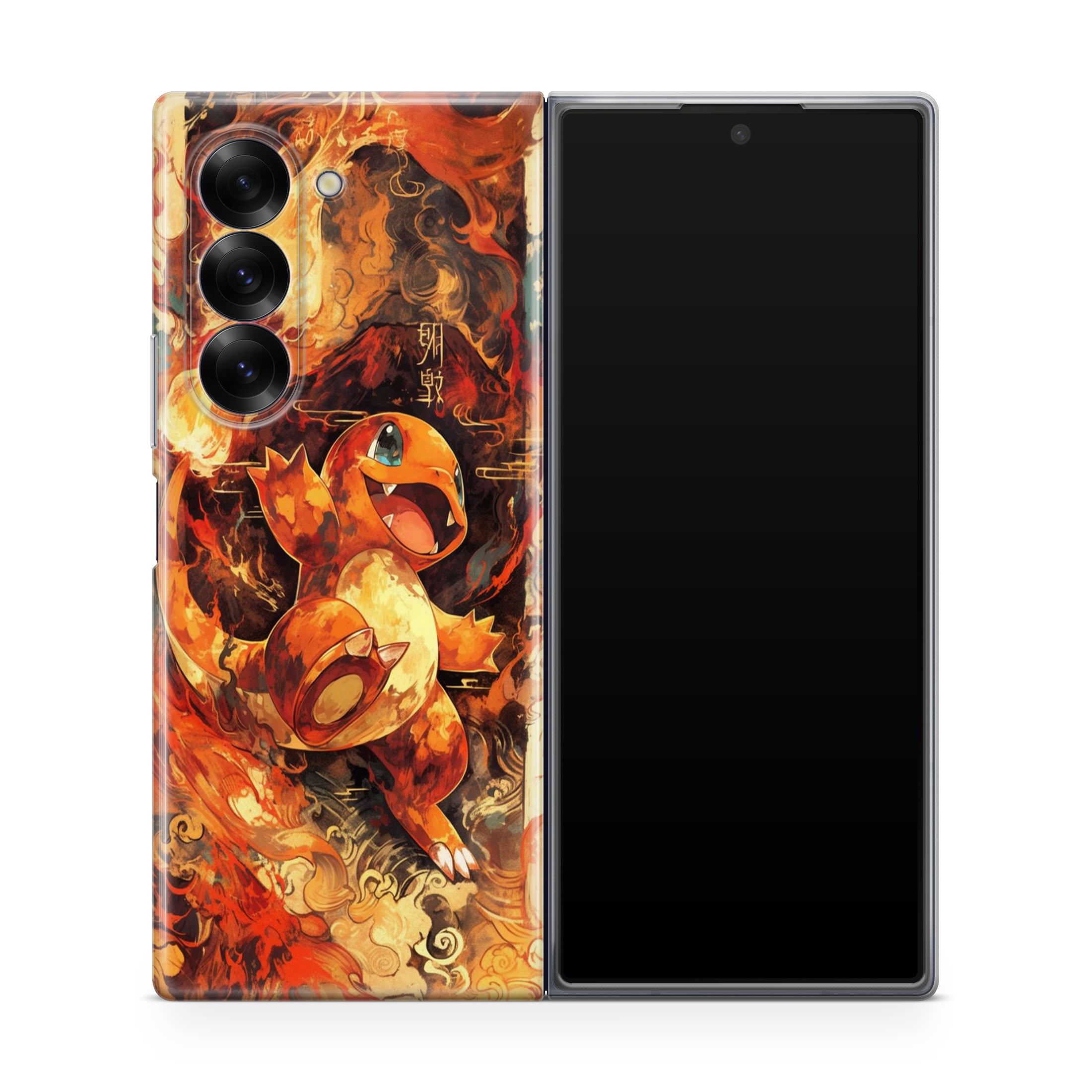 Charmander Ember Dance Samsung Galaxy Z Fold 6 Case