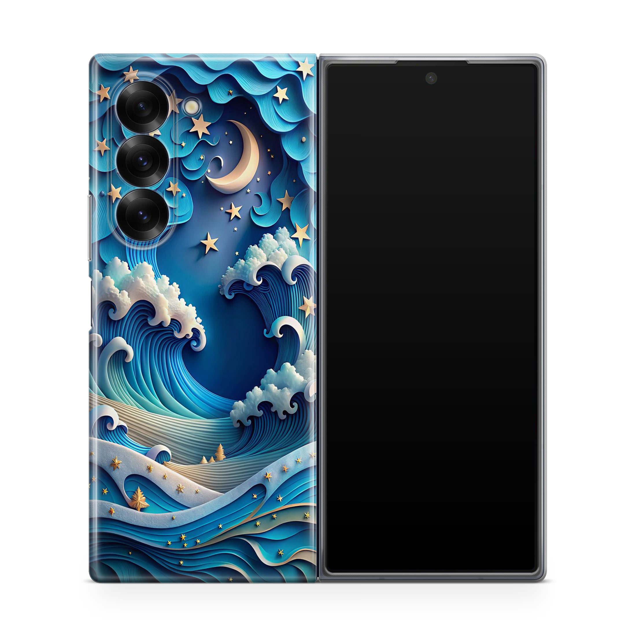 Dreamtide Where Stars Kiss the Sea Samsung Galaxy Z Fold 6 Case