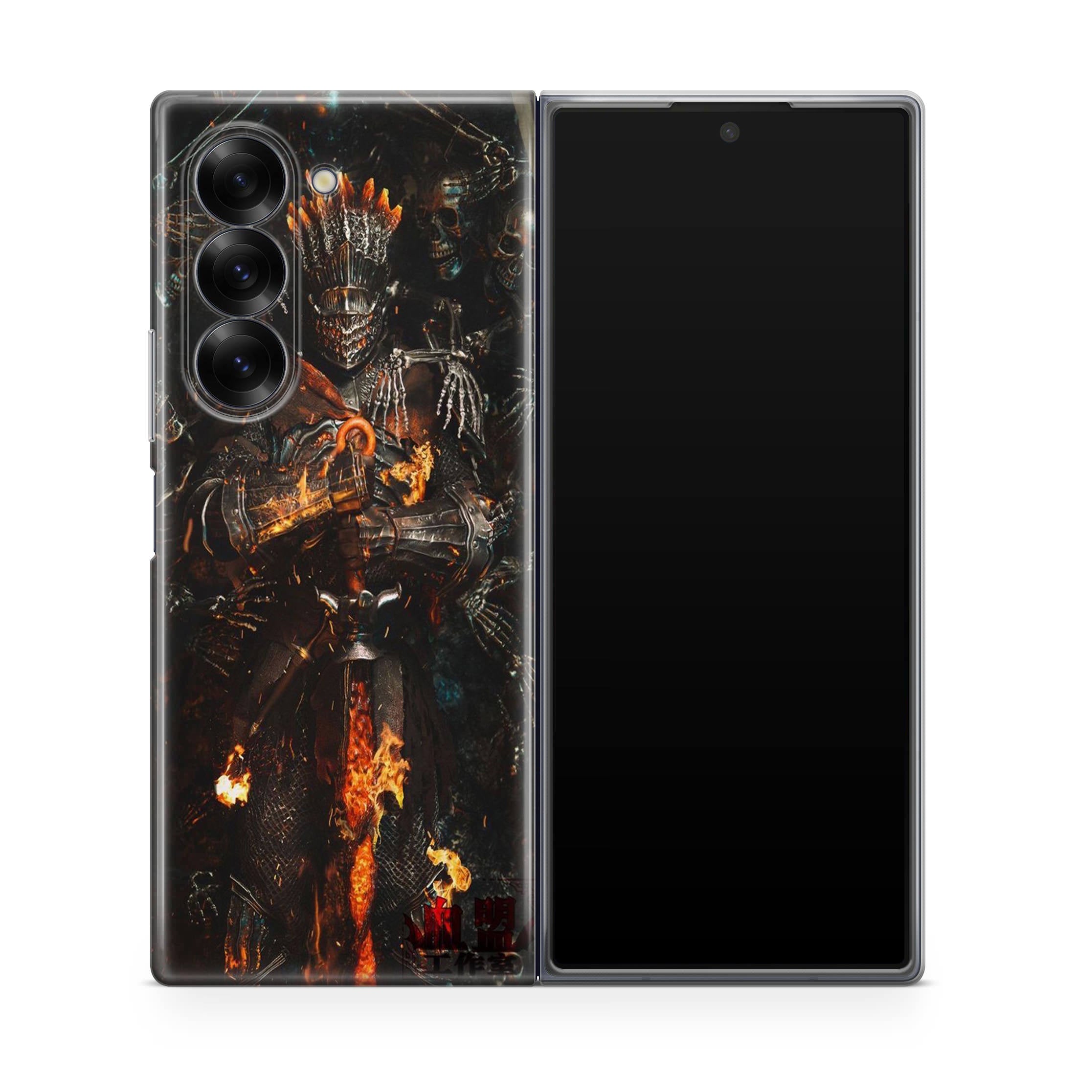 Ember King Warden Cursed Flame Samsung Galaxy Z Fold 6 Case