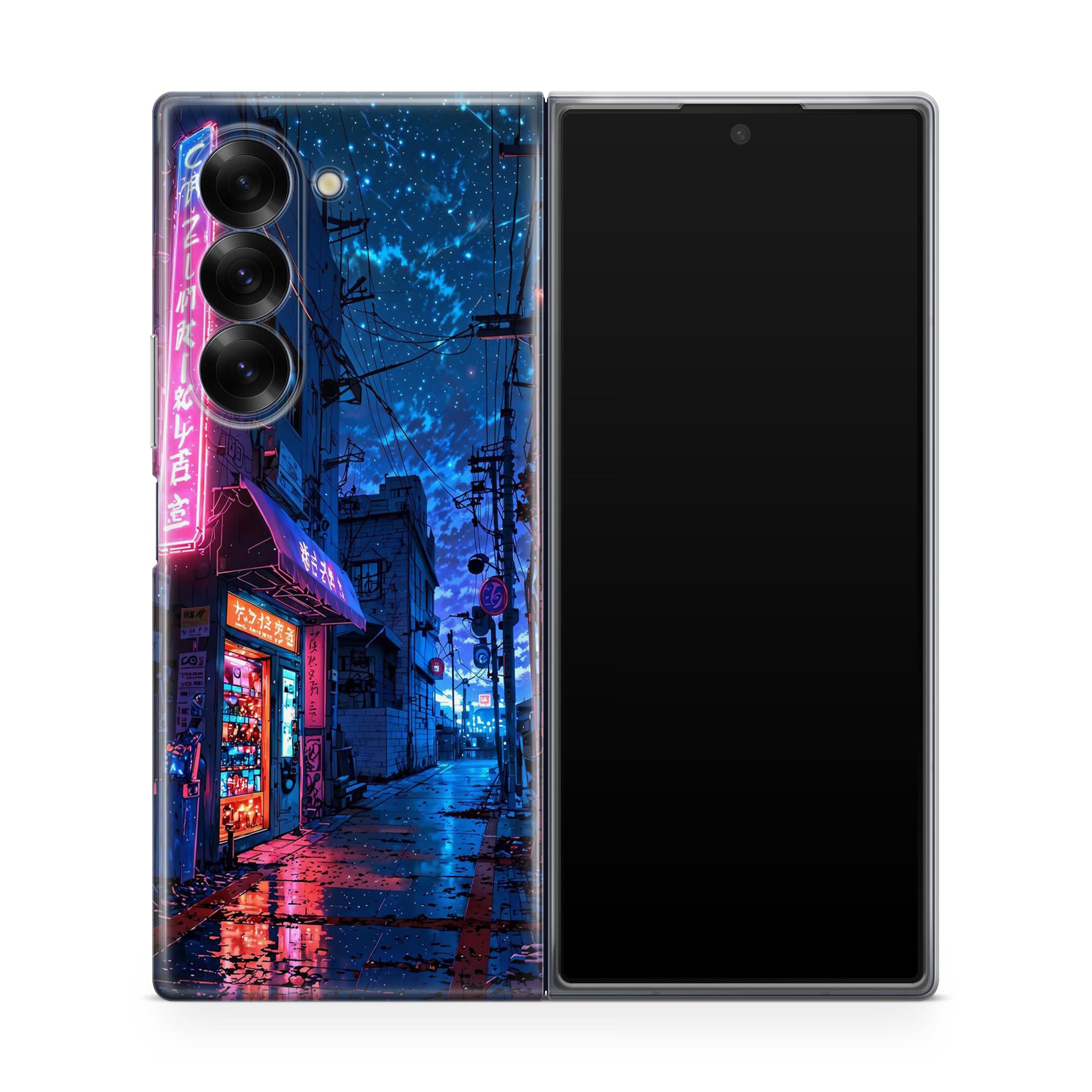 Japan Neon Reverie Samsung Galaxy Z Fold 6 Case