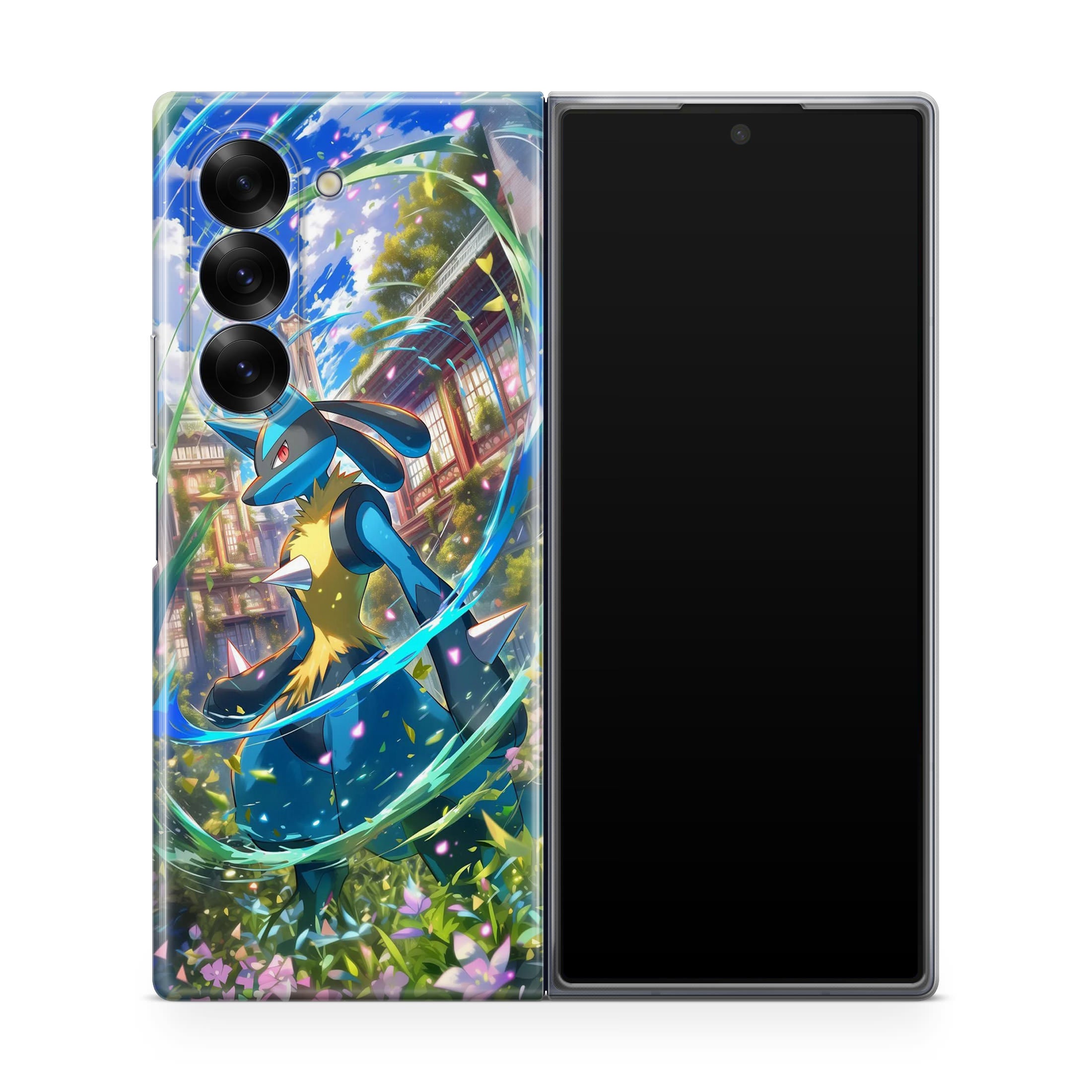Lucario Precognitive Aura Samsung Galaxy Z Fold 6 Case