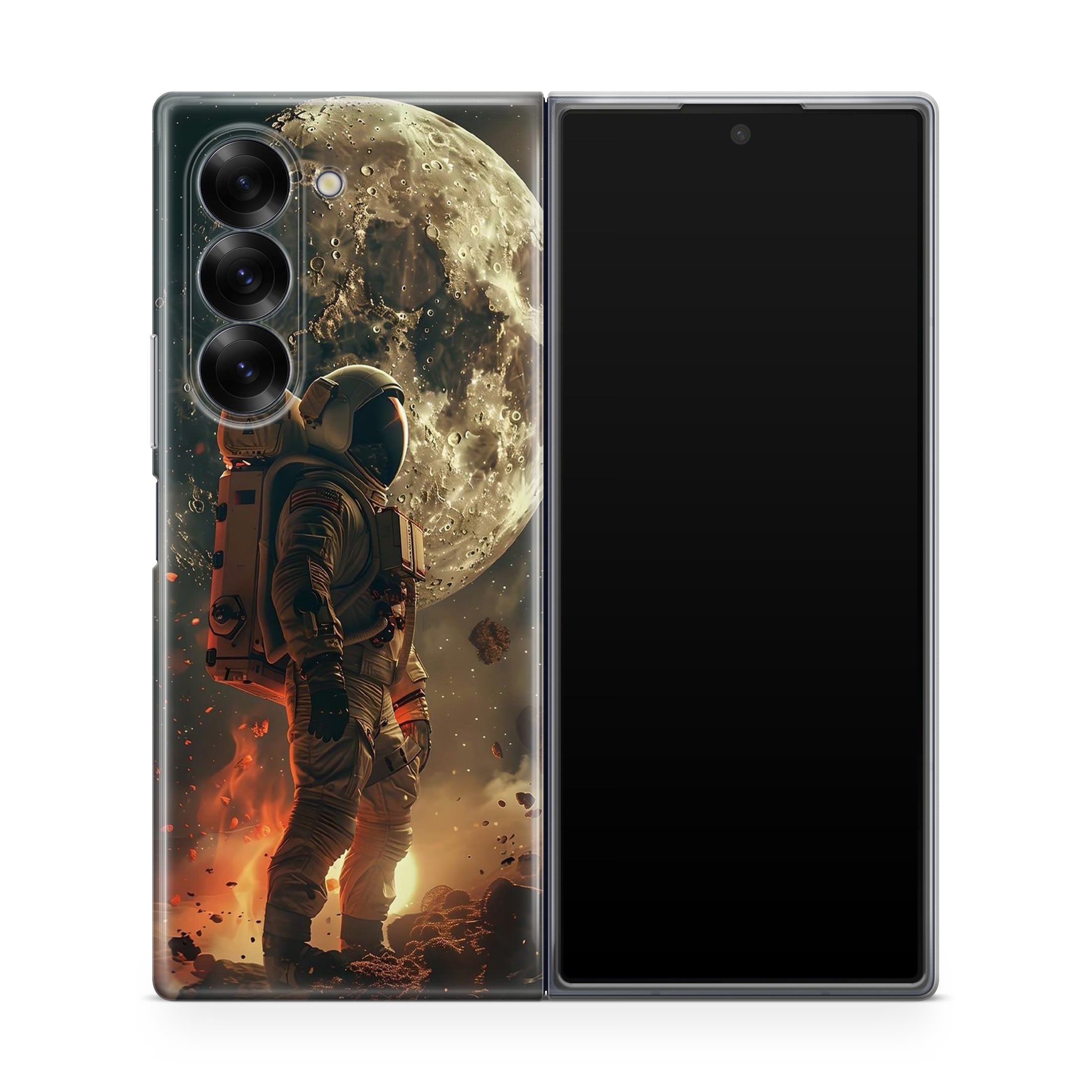 Lunar Sentinel Guardian of the Void Samsung Galaxy Z Fold 6 Case