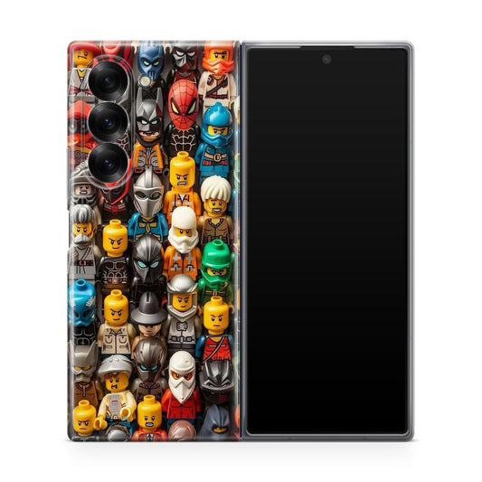 Mini Figures Heroes Assemble Samsung Galaxy Z Fold 6 Case