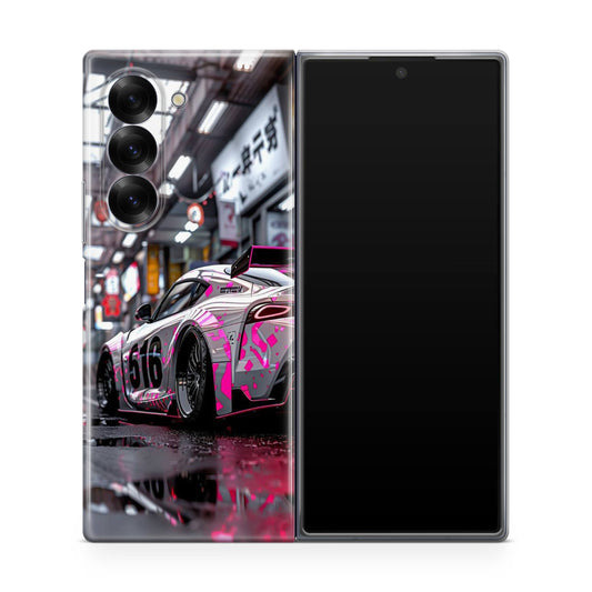 Neon Apex Drift Dreams Samsung Galaxy Z Fold 6 Case