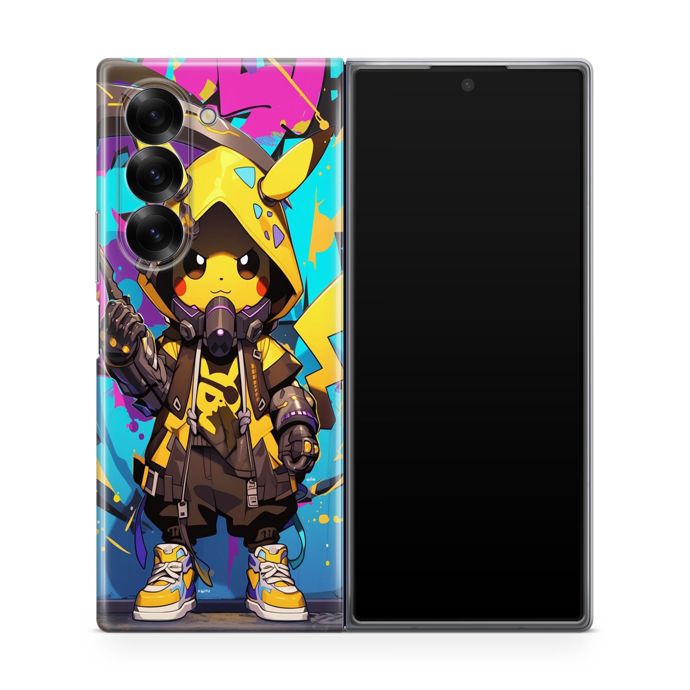 Pikachu Street Shock Assassin Samsung Galaxy Z Fold 6 Case