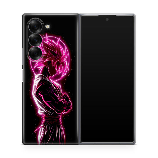 Pink Radiant Saiyan Samsung Galaxy Z Fold 6 Case