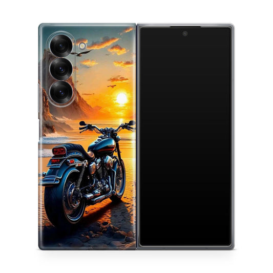 Ride Into the Blaze Samsung Galaxy Z Fold 6 Case