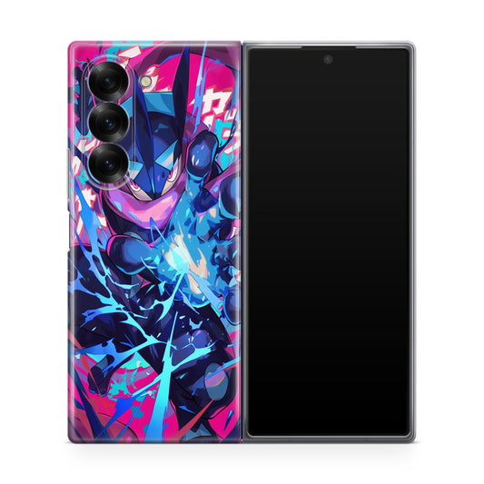 Shadow Surge Greninja Unleashed Samsung Galaxy Z Fold 6 Case