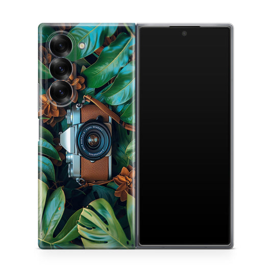 The Lens Between Leaves Samsung Galaxy Z Fold 6 Case