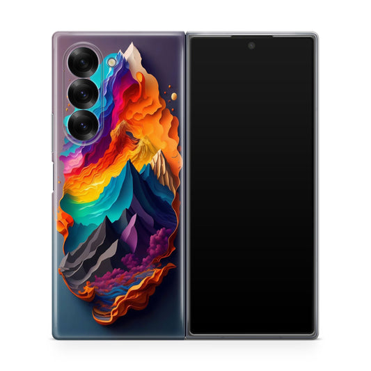 The Spectrum of Peaks Samsung Galaxy Z Fold 6 Case