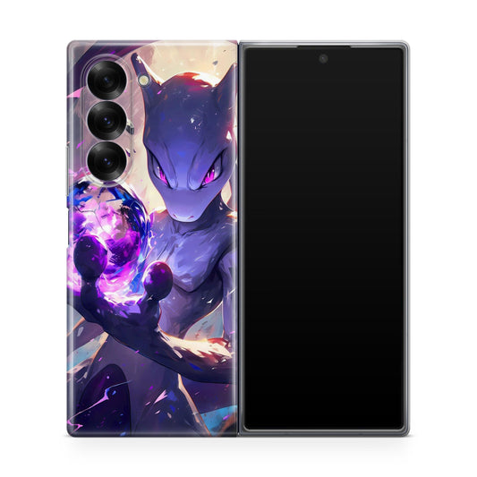 Unexpected Mewtwo Samsung Galaxy Z Fold 6 Case