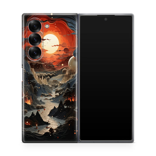Valley of the Dying Sun Samsung Galaxy Z Fold 6 Case