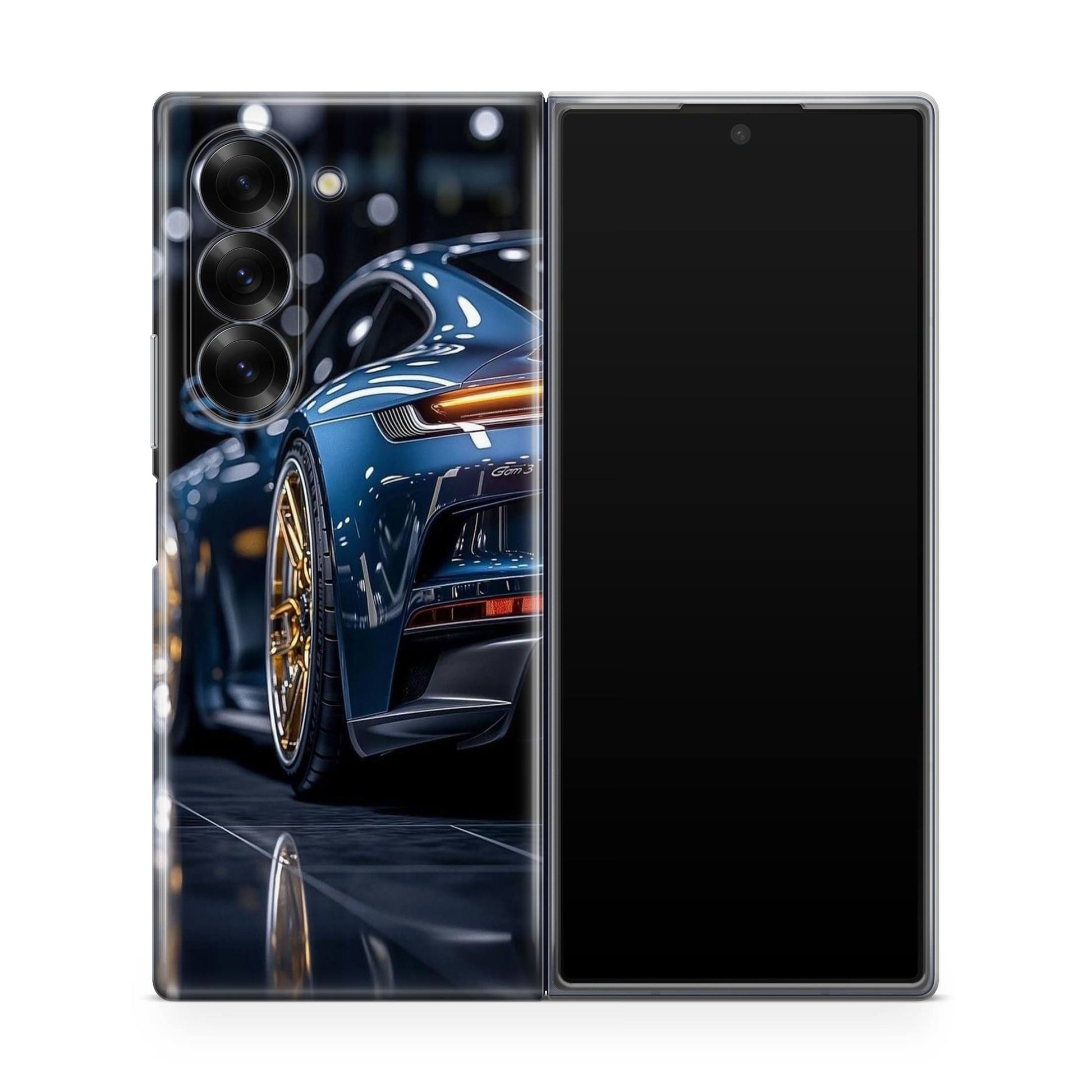 Velvet Thunder Elegance on Wheels Samsung Galaxy Z Fold 6 Case