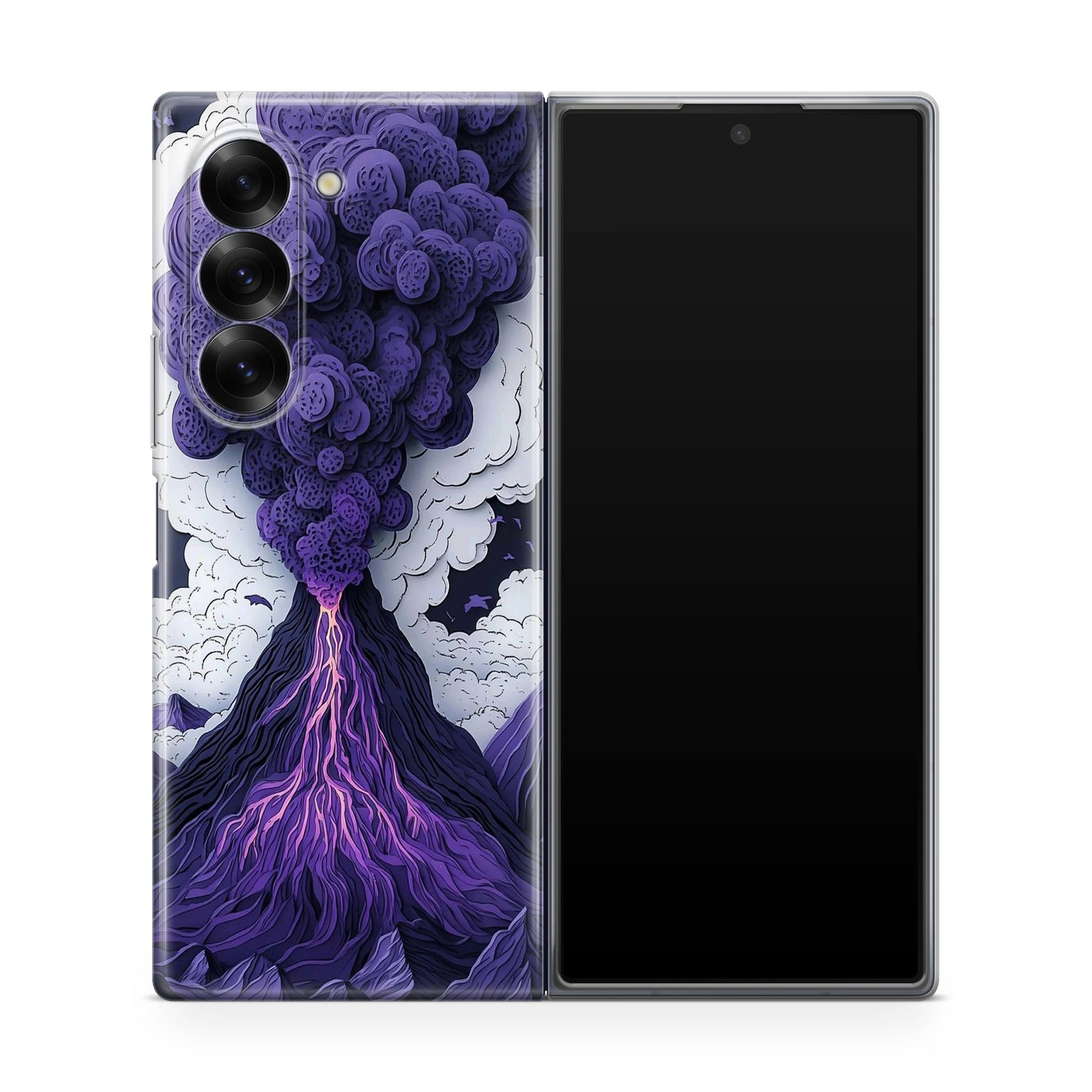 Violet Fury The Awakening Volcano Samsung Galaxy Z Fold 6 Case
