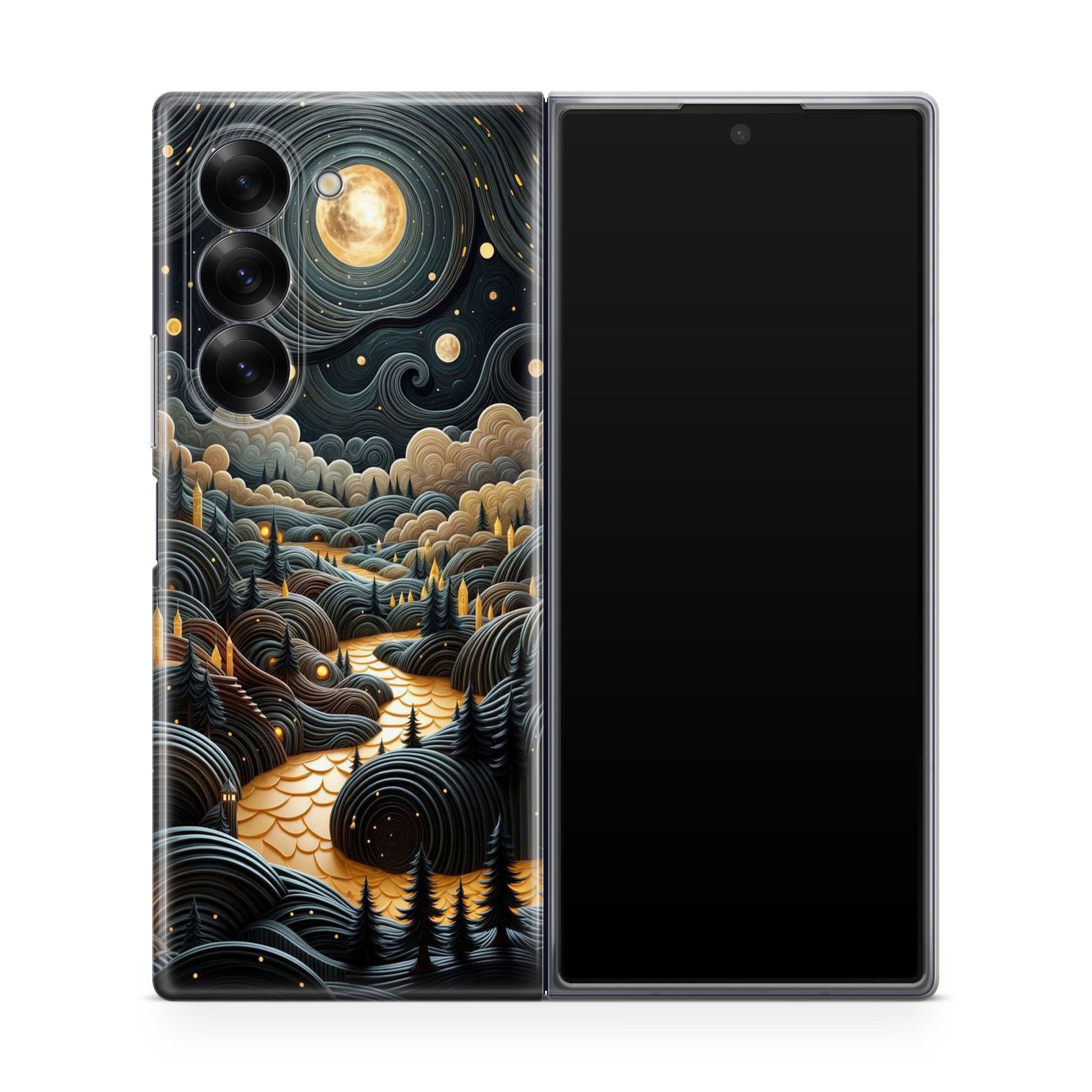 Whispers of the Lunar Valley Samsung Galaxy Z Fold 6 Case