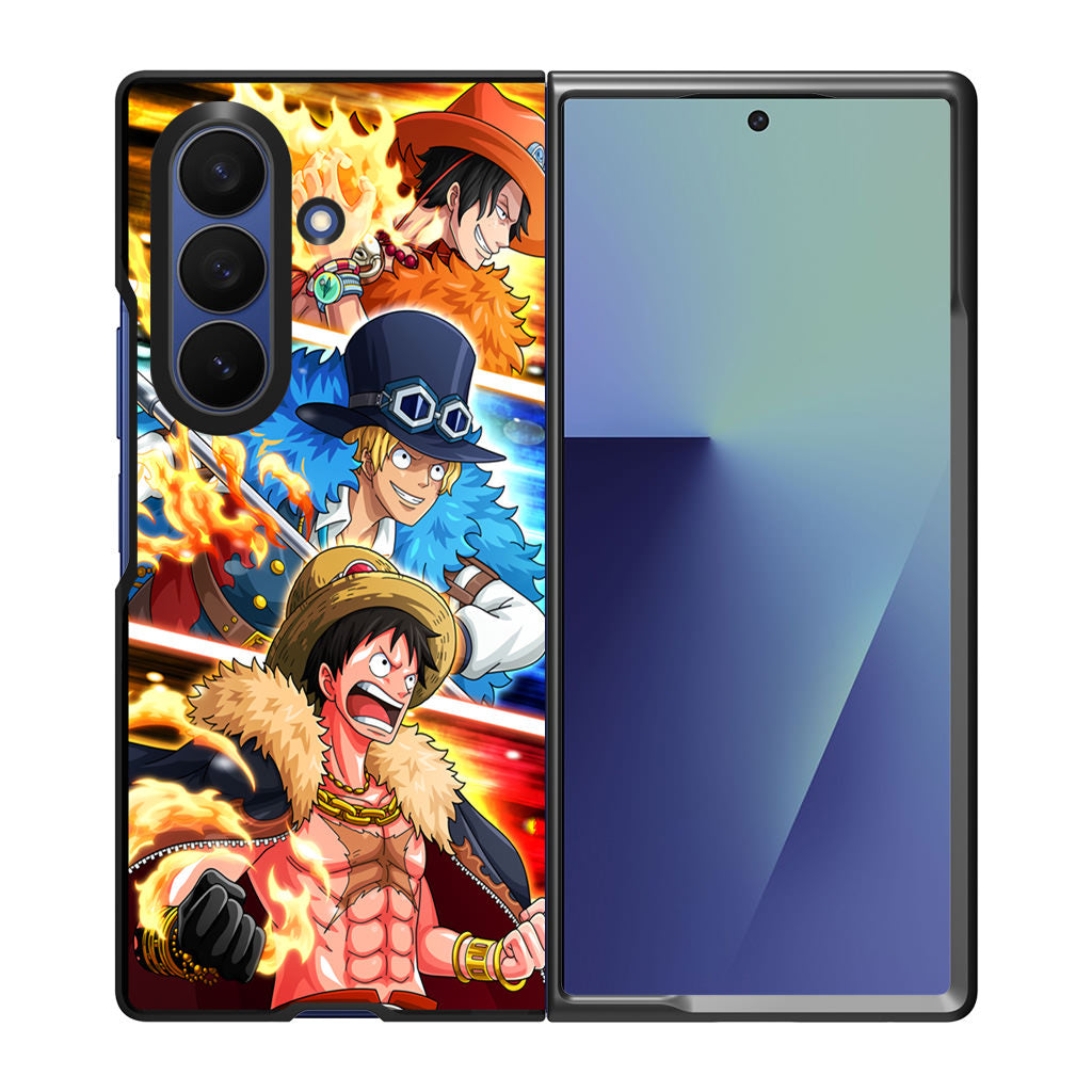 Ace Sabo Luffy Samsung Galaxy Z Fold 7 Case