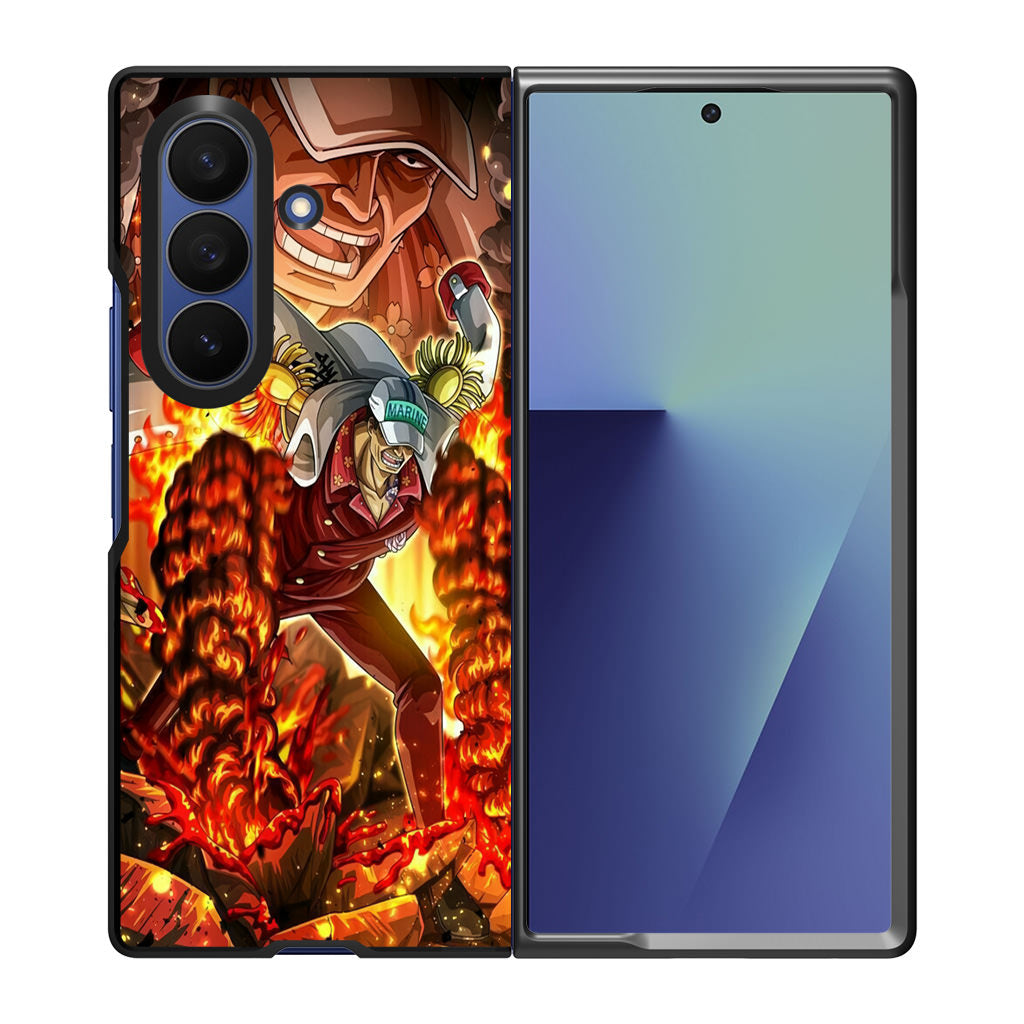 Akainu Exploding Volcano Samsung Galaxy Z Fold 7 Case
