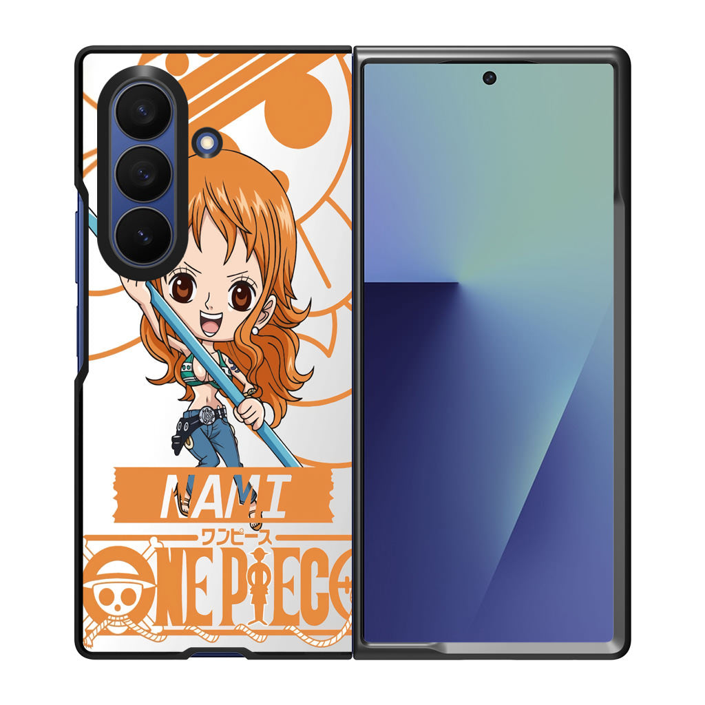 Chibi Nami Samsung Galaxy Z Fold 7 Case