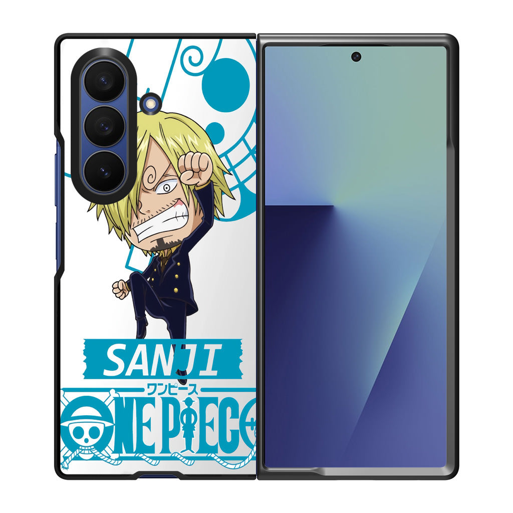 Chibi Sanji Samsung Galaxy Z Fold 7 Case