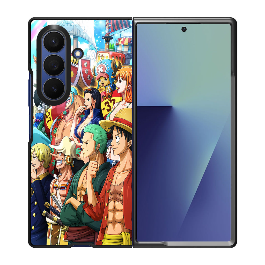 Crew of Mugiwara Pirate Samsung Galaxy Z Fold 7 Case
