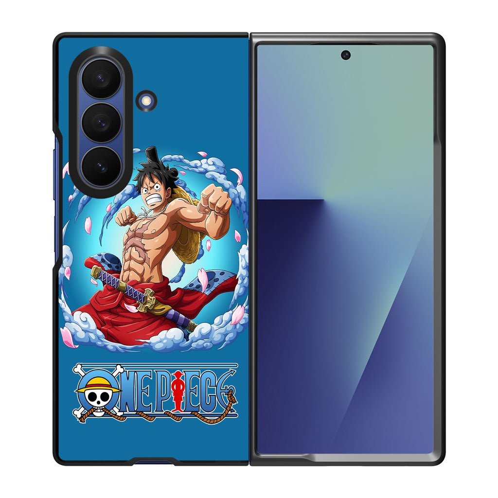 Luffy Arc Wano One Piece Samsung Galaxy Z Fold 7 Case