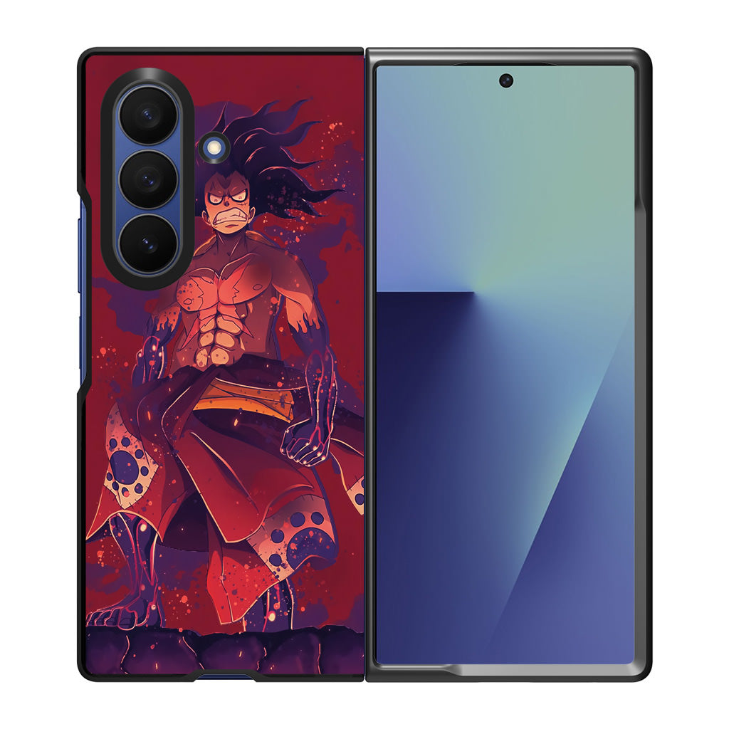 Luffy Snake Man Art Samsung Galaxy Z Fold 7 Case