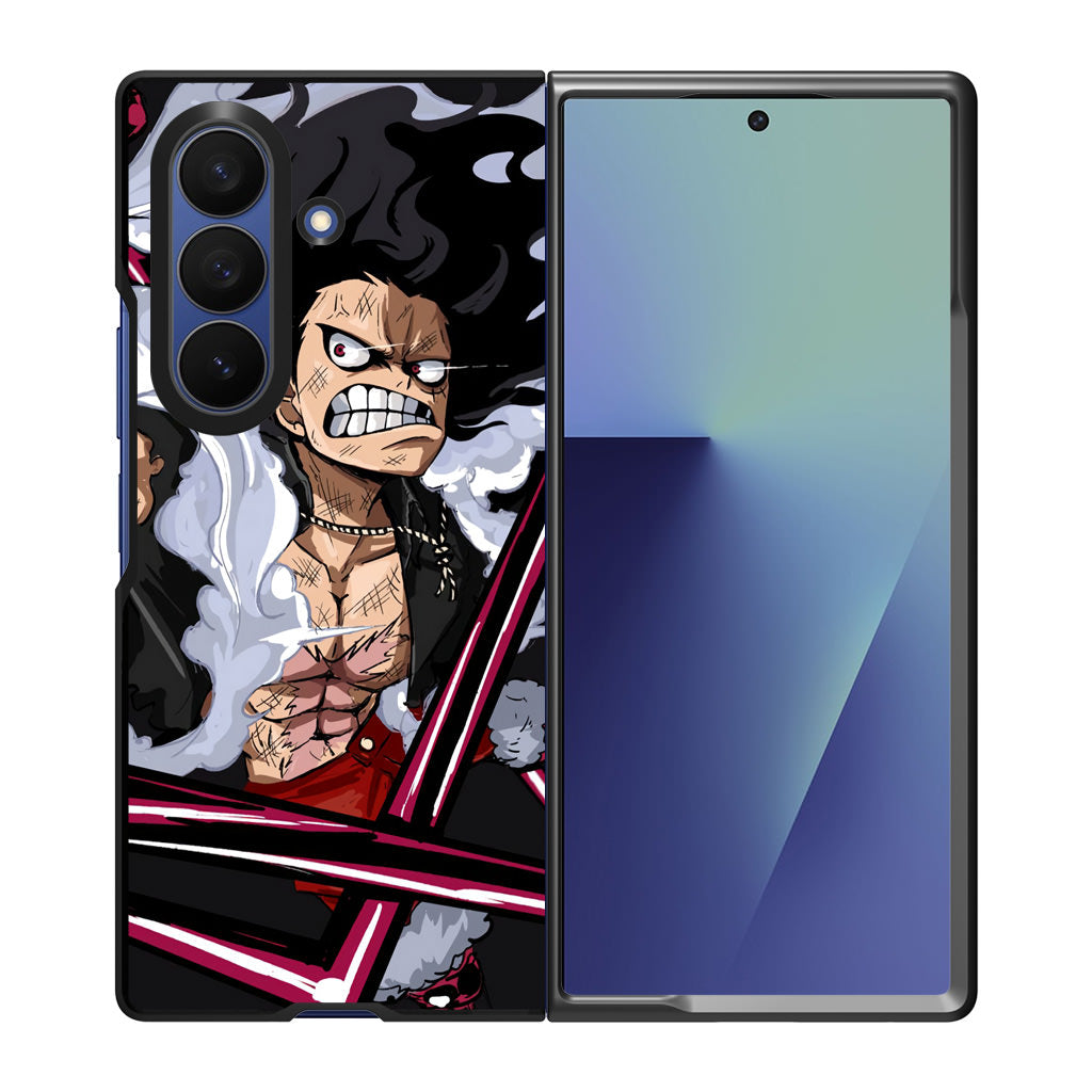 Luffy Snake Man Culverin Art Samsung Galaxy Z Fold 7 Case