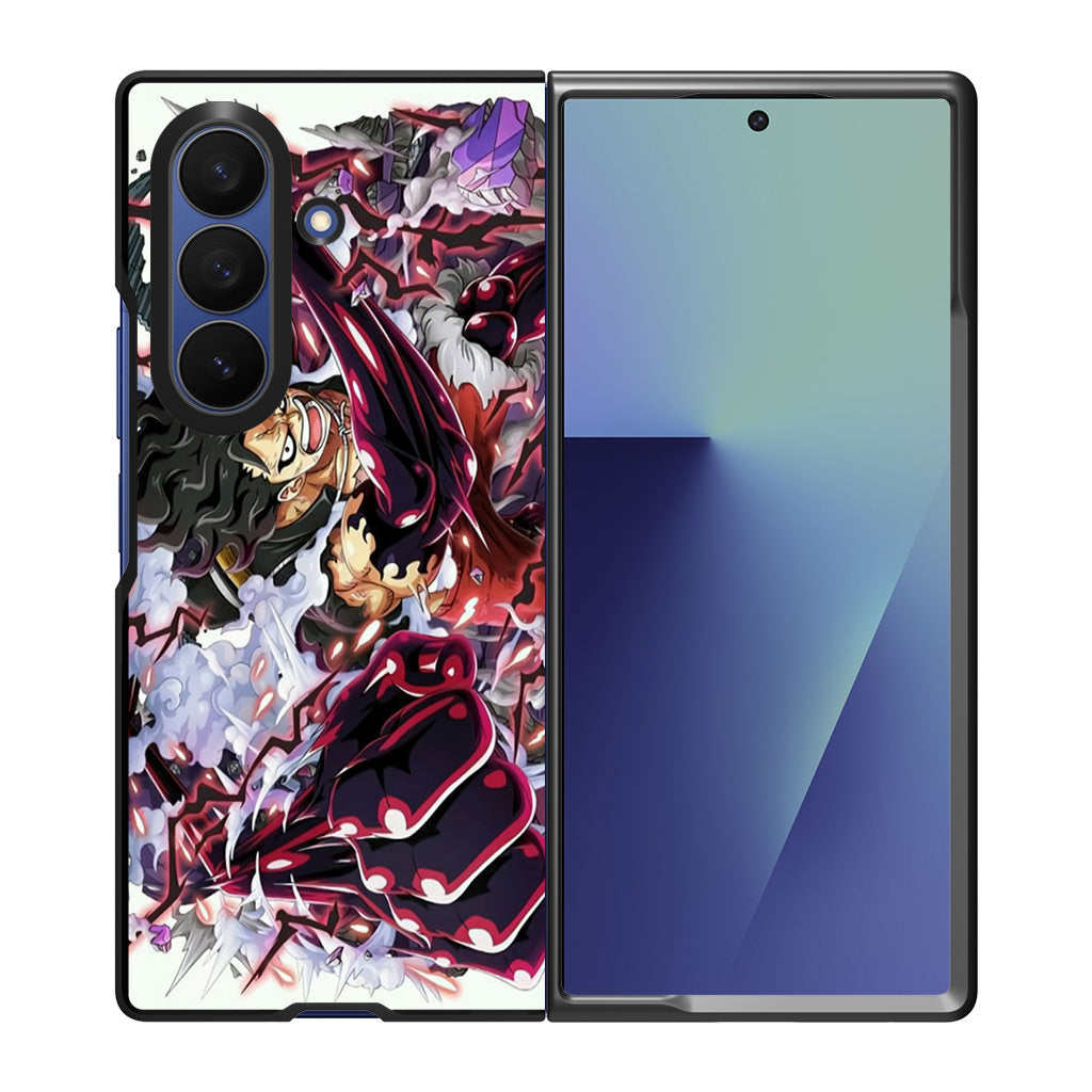 Luffy Snakeman Jet Culverin Samsung Galaxy Z Fold 7 Case